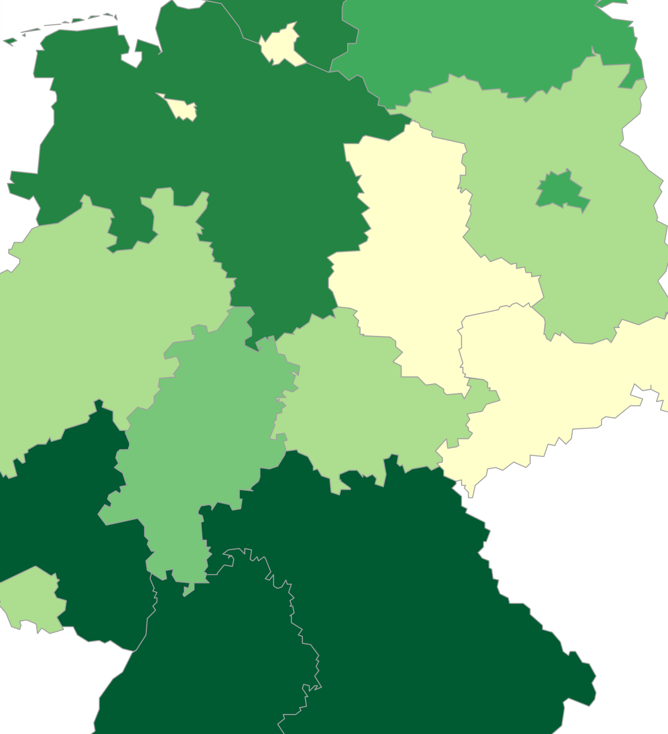 Deutschland Heatmap